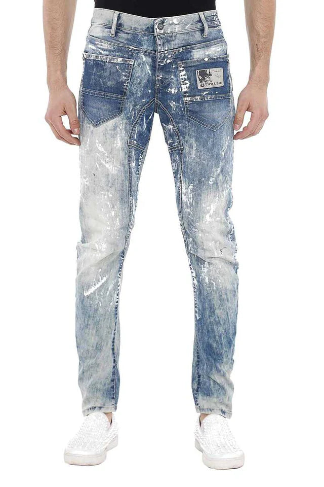 Cipo &amp; Baxx REVERS men's jeans denim CD255