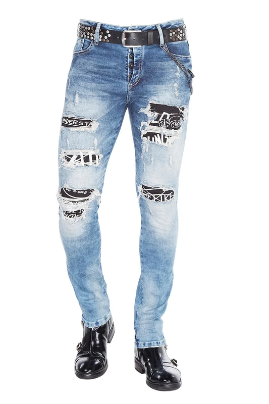 Cipo &amp; Baxx WESTSIDE Men's Jeans Denim CD417