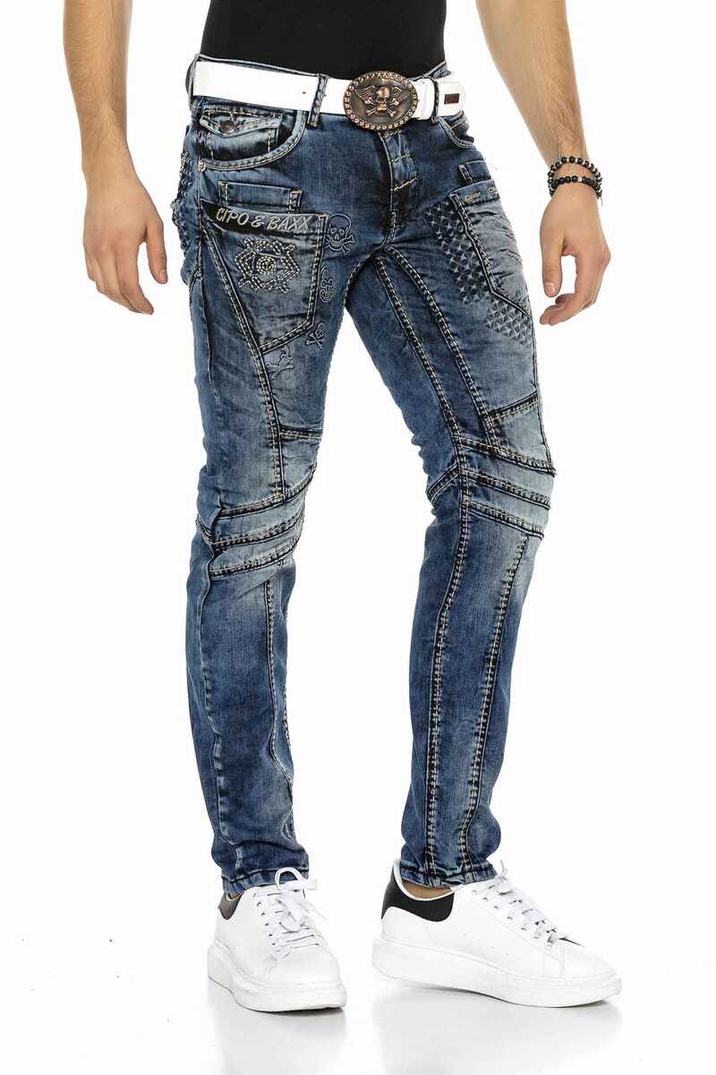 Cipo &amp; Baxx DETROIT Men's Jeans Denim CD418