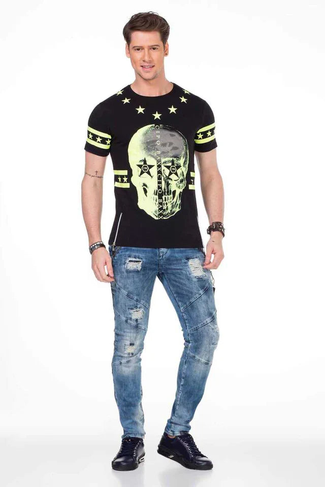 Cipo & Baxx ANUK Herren Jeans Denim CD436