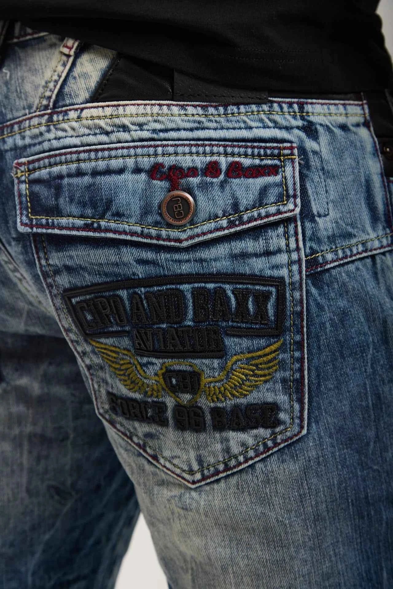 Cipo & Baxx MATRIX Herren Jeans Denim CD482