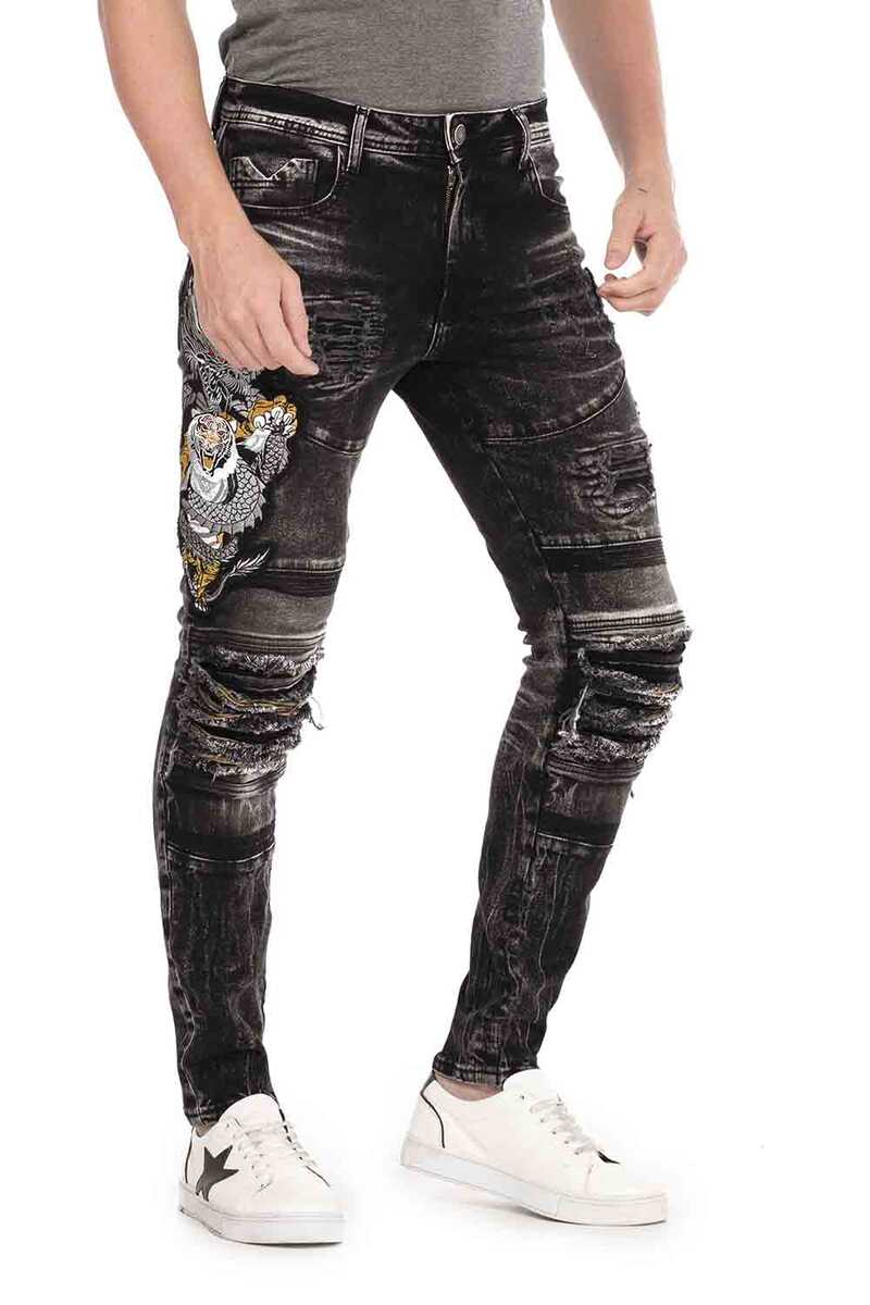 Cipo &amp; Baxx SAVAGE men's jeans denim CD486