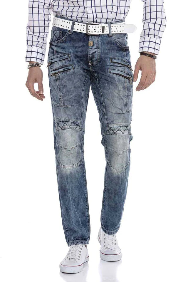 Cipo &amp; Baxx TIAGO men's jeans denim CD510