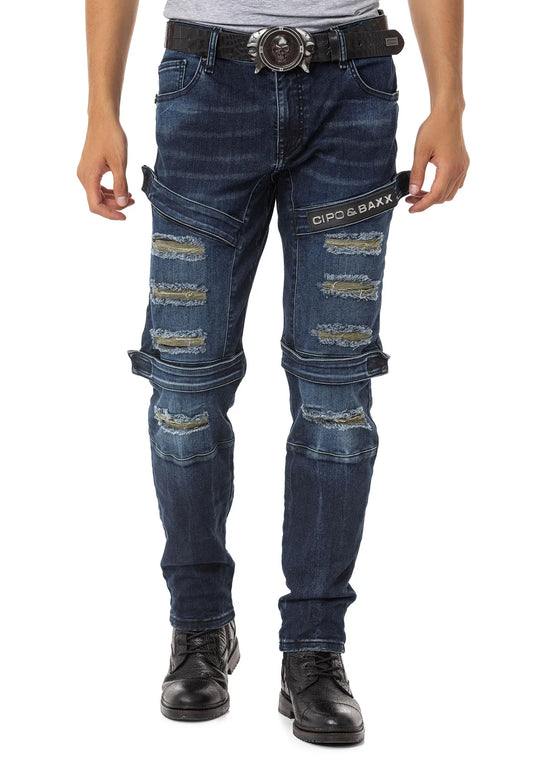 Cipo & Baxx CONNECT Herren Jeans dark Denim CD555