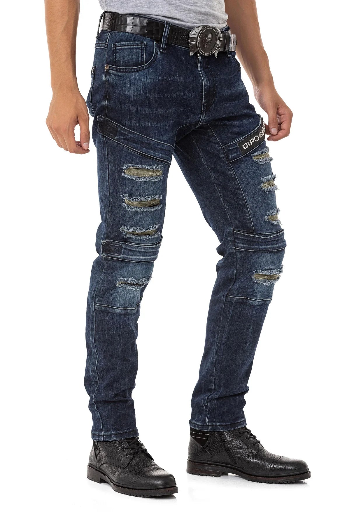 Cipo &amp; Baxx CONNECT men's jeans denim CD555