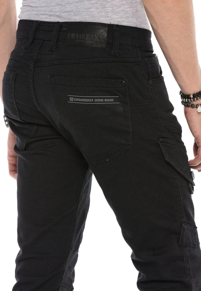 Cipo & Baxx ALECIO Herren Cargo Jeans CD566