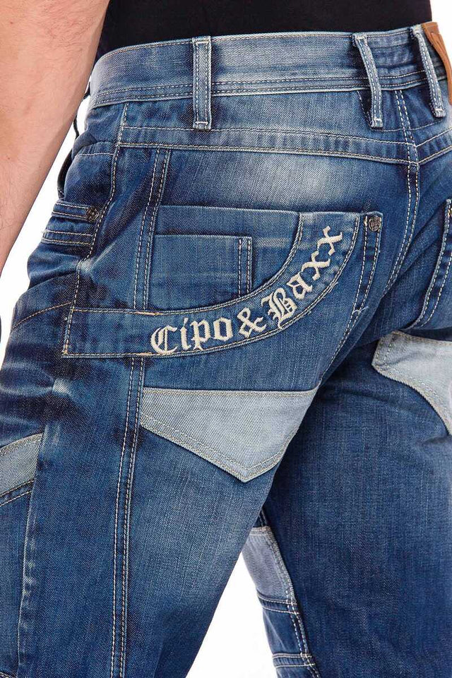 Cipo &amp; Baxx RAYS Men's Jeans Denim CD576