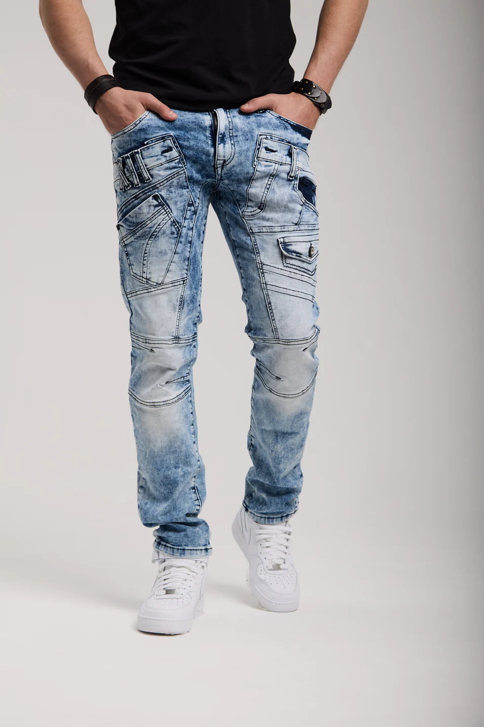 Cipo &amp; Baxx BRANDON men's jeans denim CD598