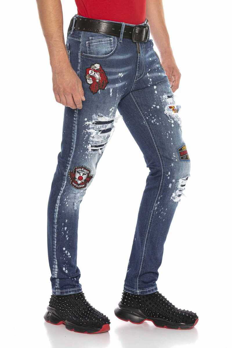 Cipo &amp; Baxx ROADSTAR men's jeans denim CD643