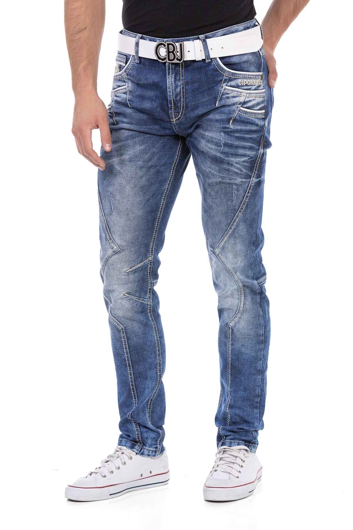 Cipo &amp; Baxx ZEPP men's jeans denim CD695