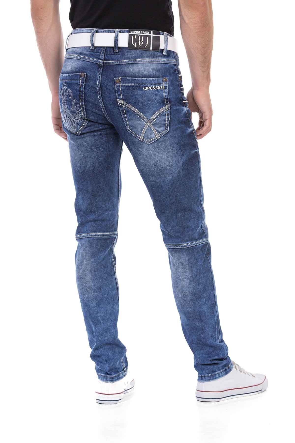 Cipo &amp; Baxx ZEPP men's jeans denim CD695