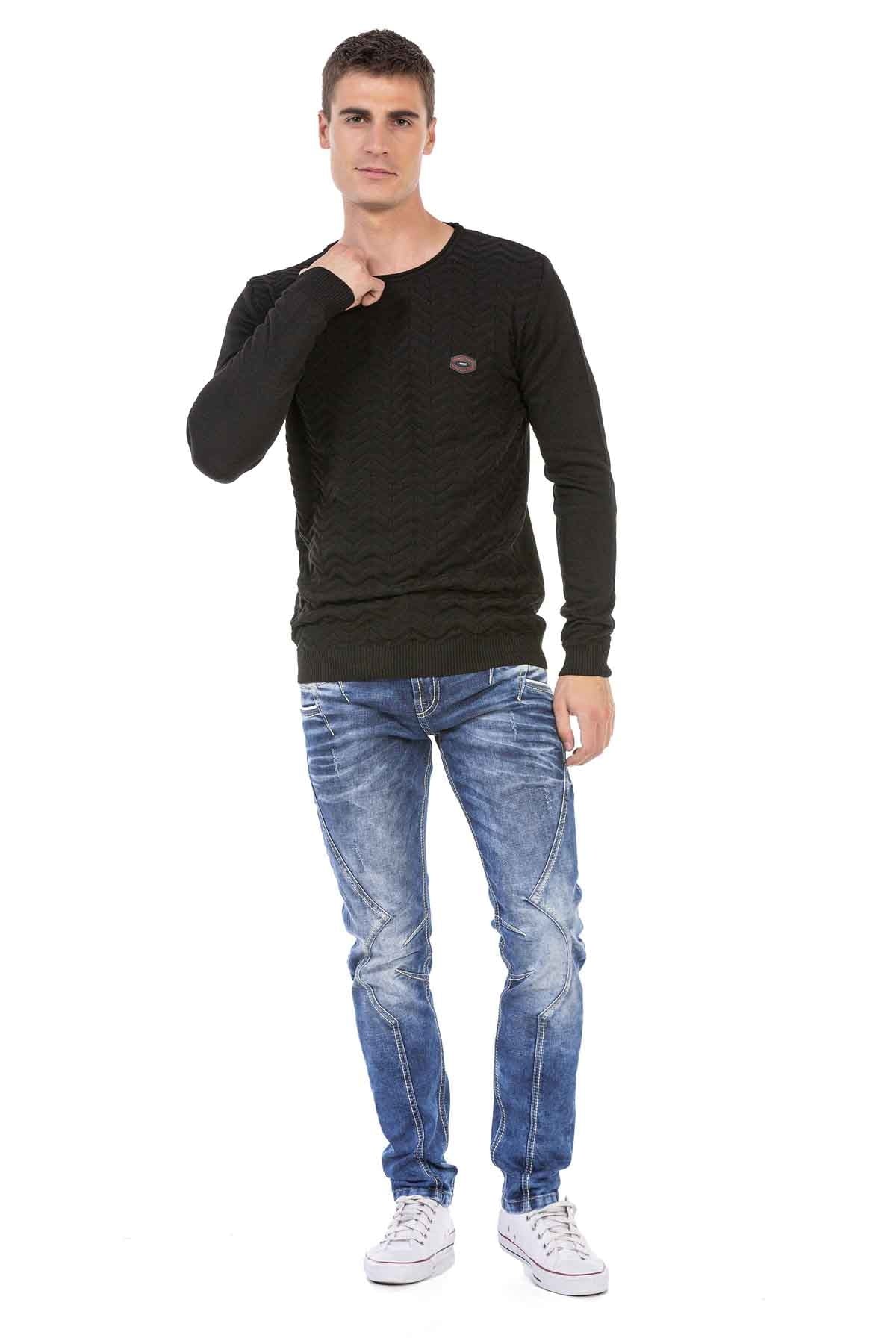 Cipo &amp; Baxx ZEPP men's jeans denim CD695