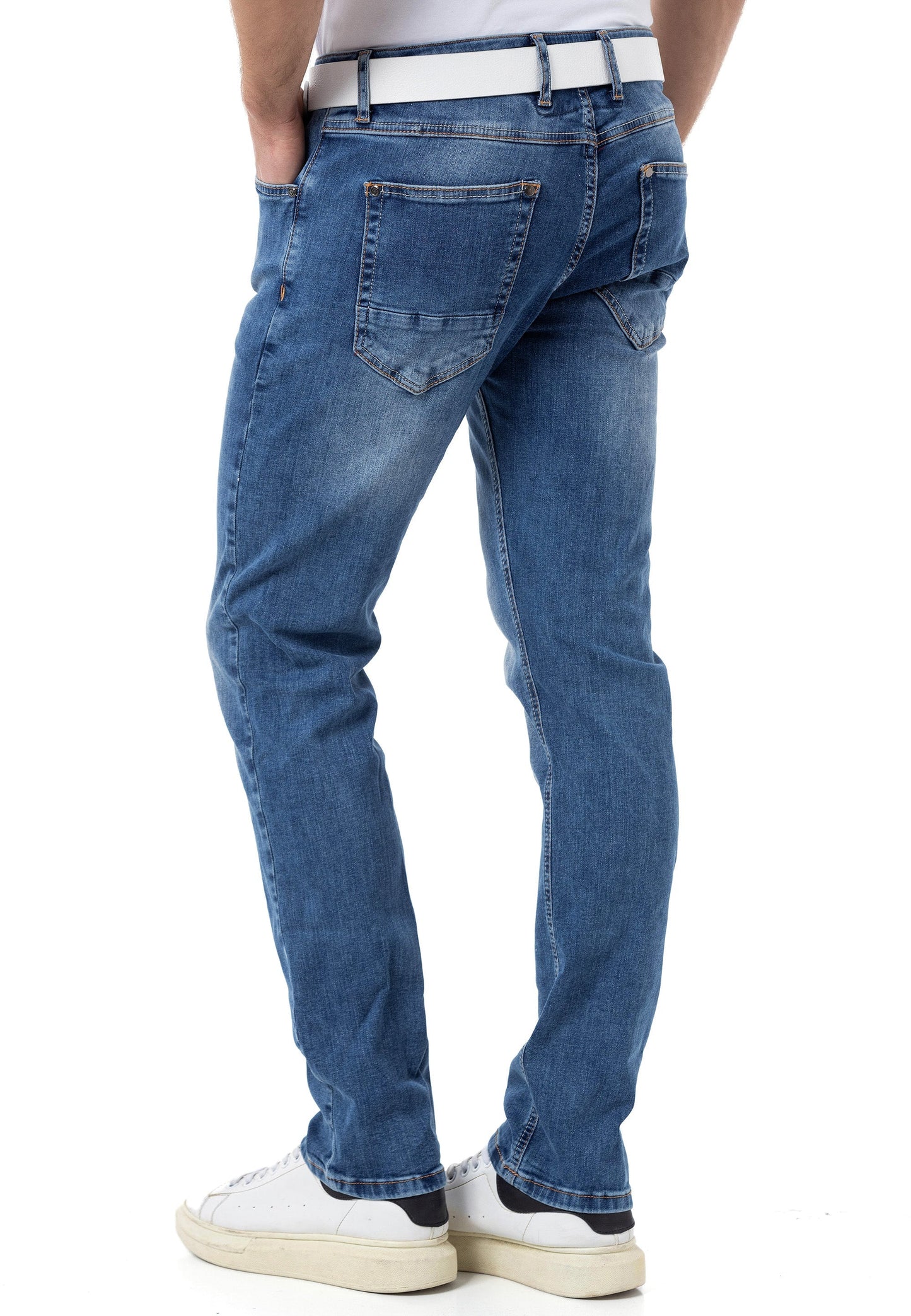 Cipo &amp; Baxx BALMAN Men's Jeans Slim Fit Denim CD820