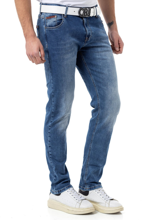 Cipo &amp; Baxx BALMAN Men's Jeans Slim Fit Denim CD820
