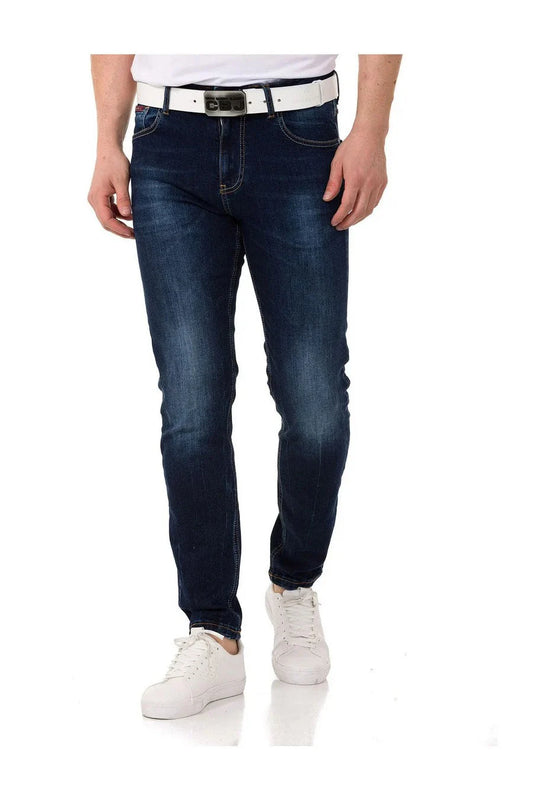 Cipo &amp; Baxx BALMAN Men's Jeans Slim Fit Denim CD820