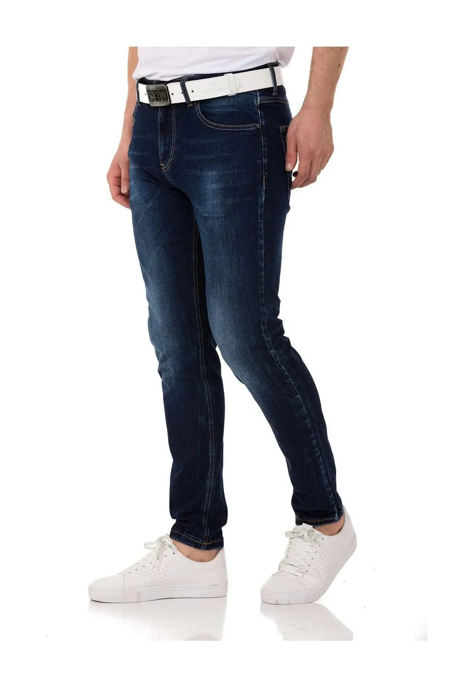Cipo &amp; Baxx BALMAN Men's Jeans Slim Fit Denim CD820