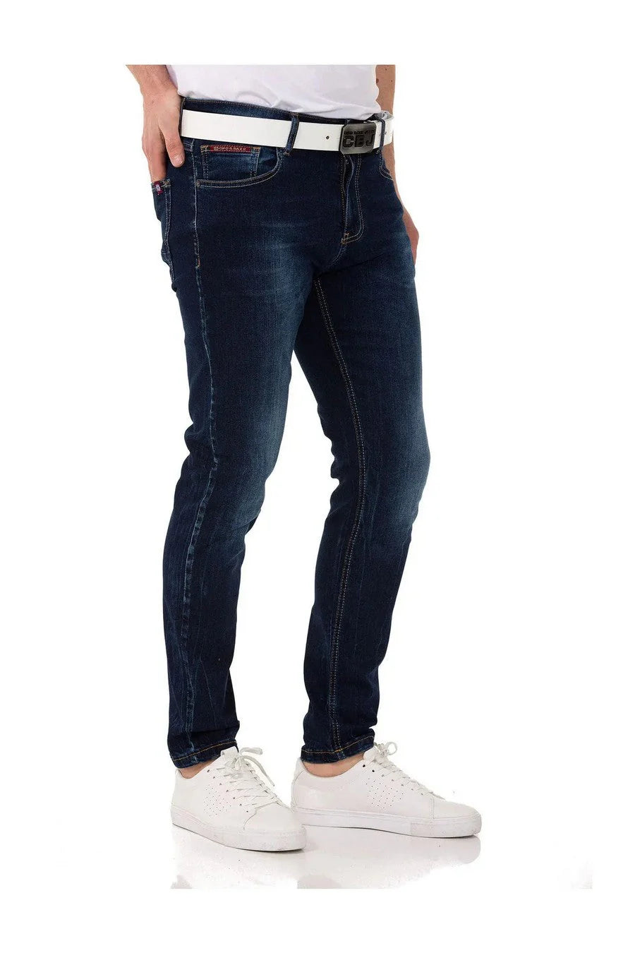 Cipo &amp; Baxx BALMAN Men's Jeans Slim Fit Denim CD820