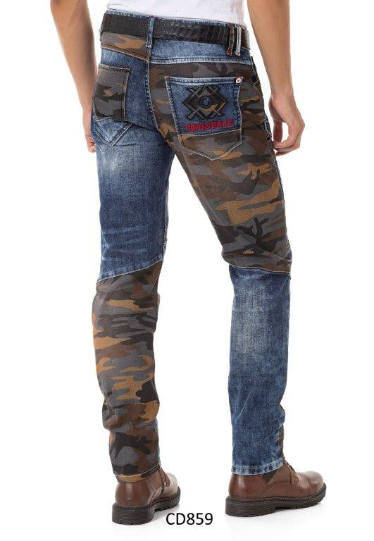 Cipo & Baxx NATO Herren Jeans Denim CD859