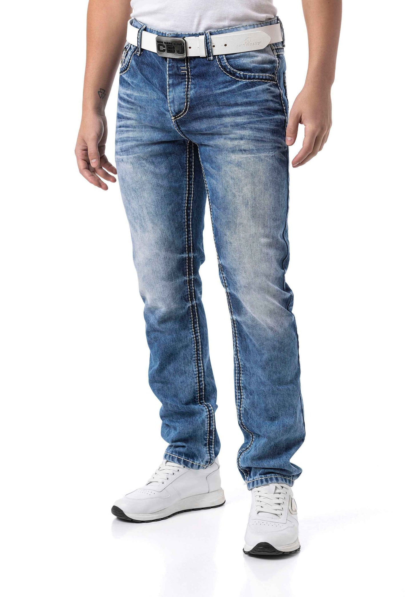 Cipo & Baxx RODEO Herren Jeans blue Denim CD862