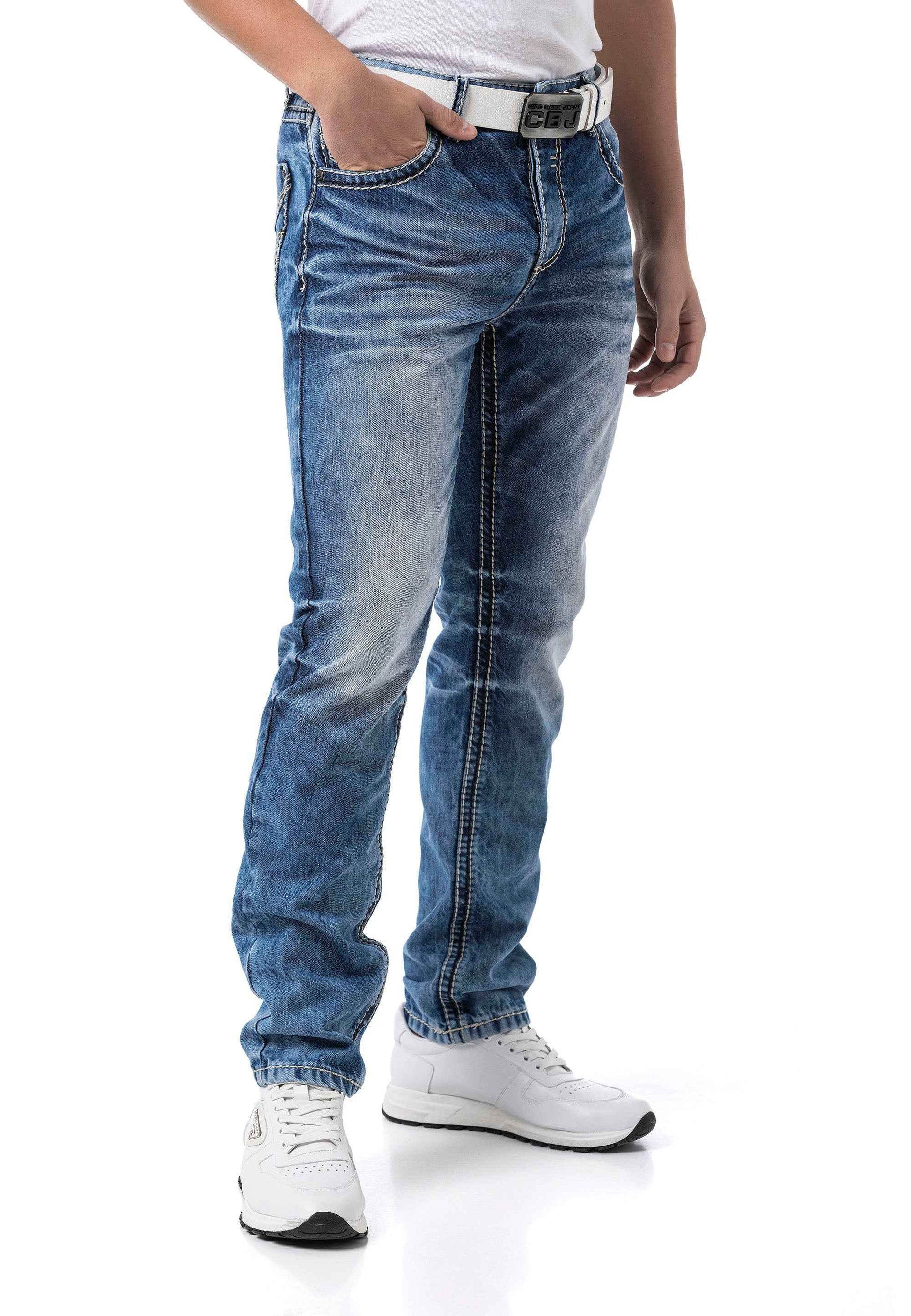 Cipo & Baxx RODEO Herren Jeans blue Denim CD862