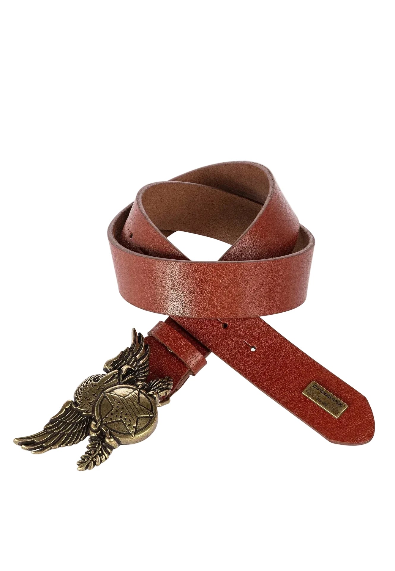 Cipo &amp; Baxx Men's Leather Belt CG184 Black 