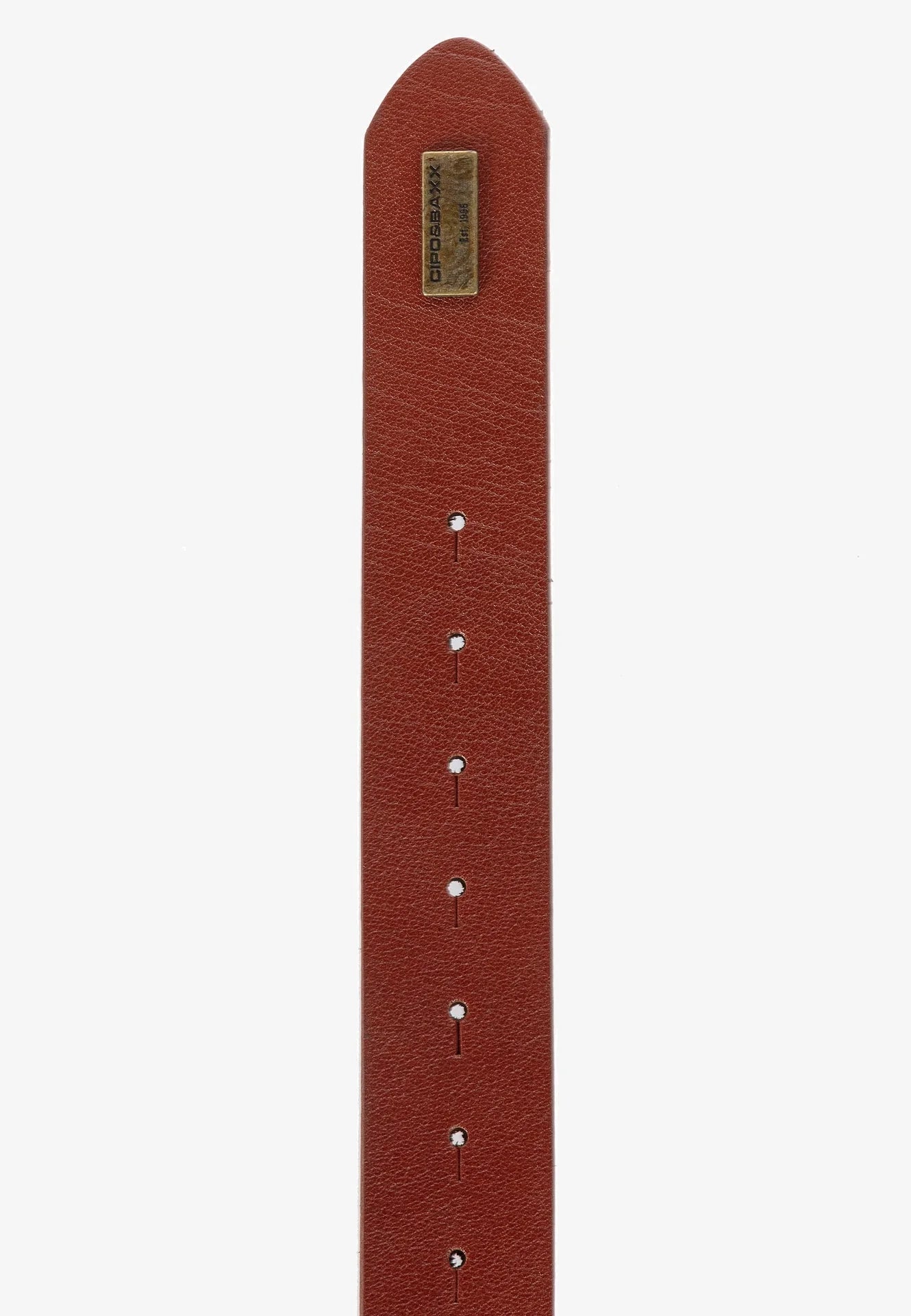 Cipo &amp; Baxx Men's Leather Belt CG184 Black 