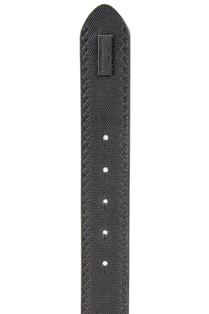 Cipo &amp; Baxx Men's Leather Belt CG200 Black 