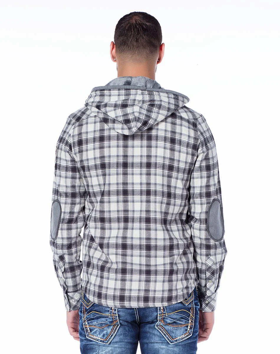 Cipo &amp; Baxx HAMBURG men's hooded shirt CH128