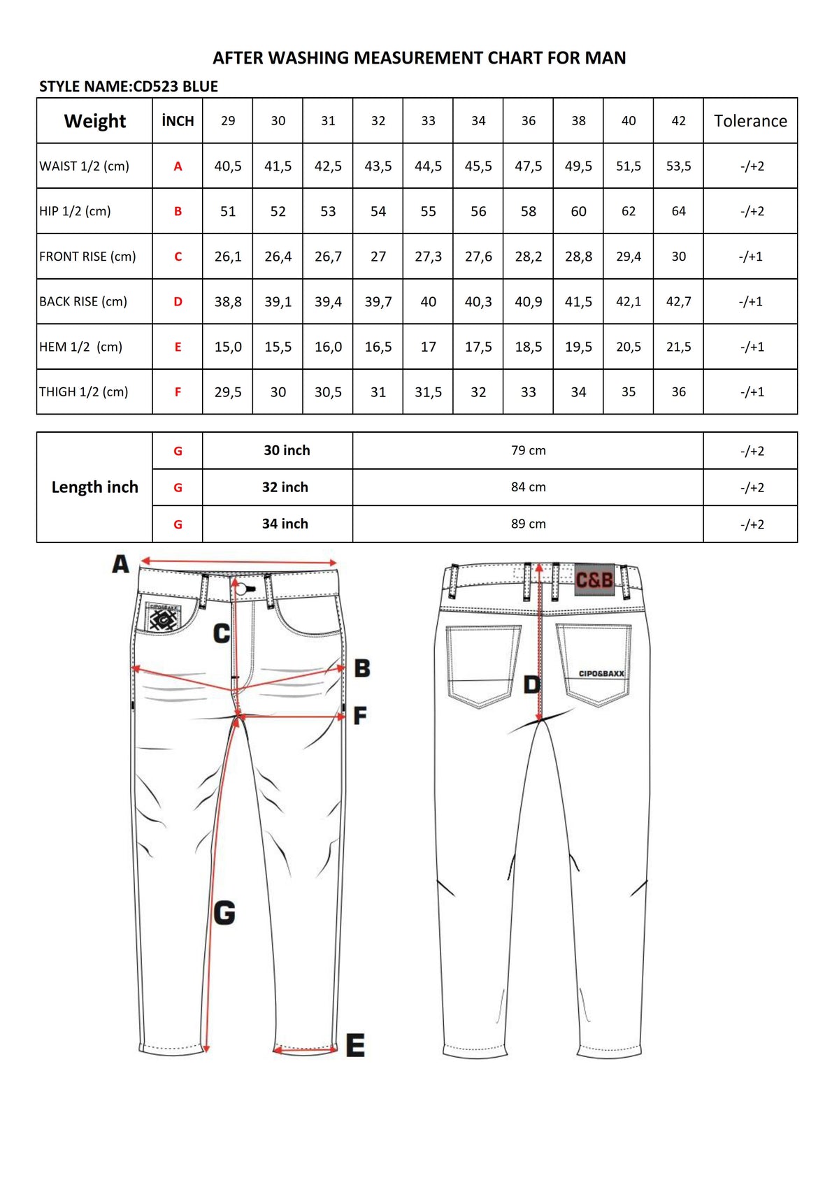 Cipo & Baxx Herren Jeans GROOVE CD523