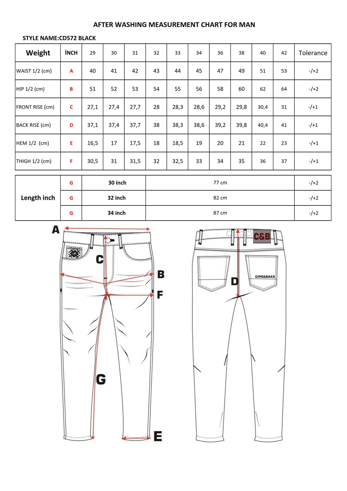 Cipo &amp; Baxx BEND Men's Jeans Denim CD572