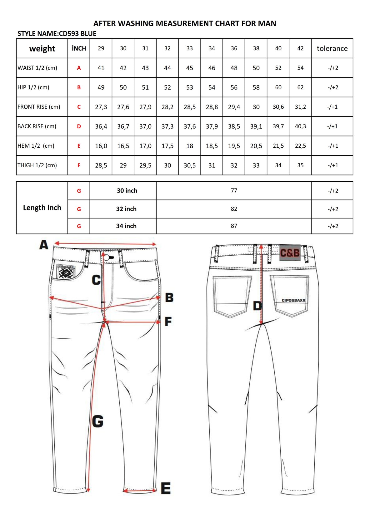 Cipo &amp; Baxx NEOBOOT men's jeans denim CD593