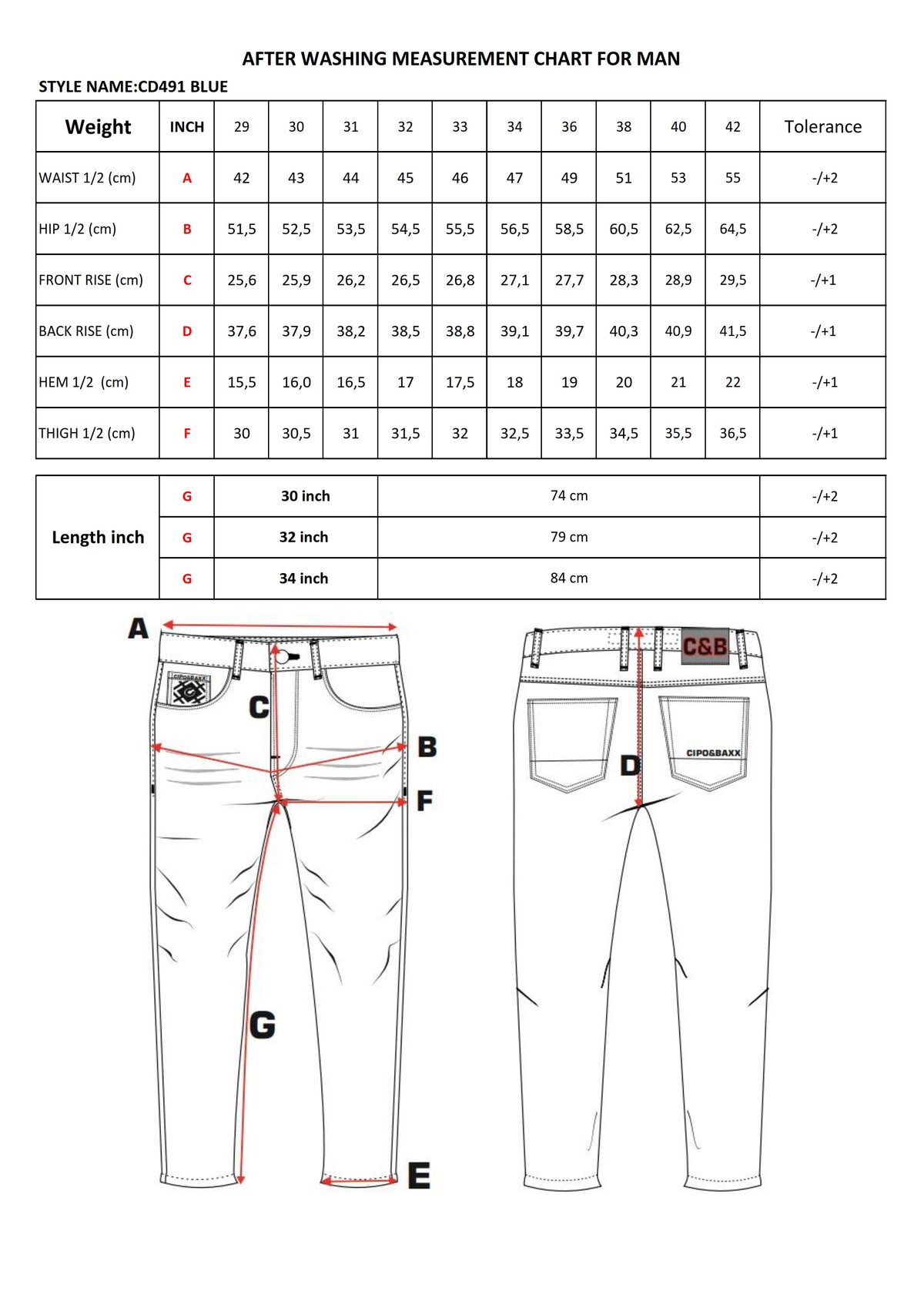 Cipo & Baxx OMAHA Herren Jeans Denim CD491