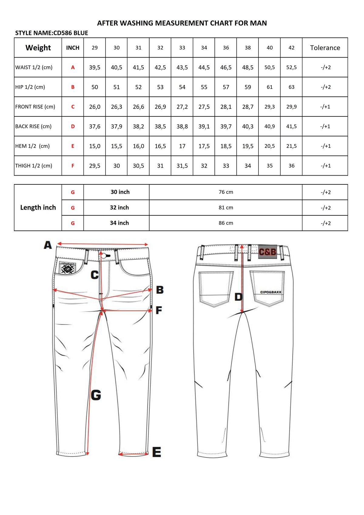 Cipo & Baxx ARGON Herren Jeans Denim CD586