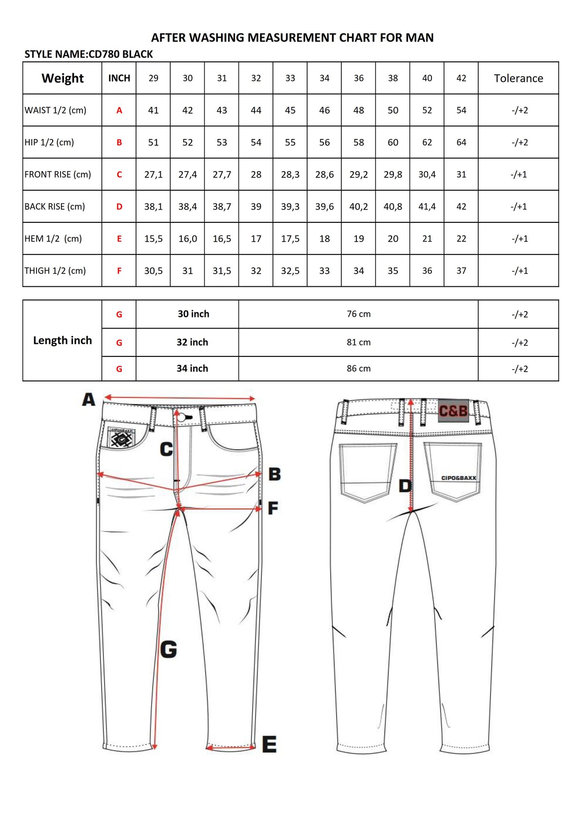 Cipo &amp; Baxx VALLEY Men's Jeans Denim CD780 