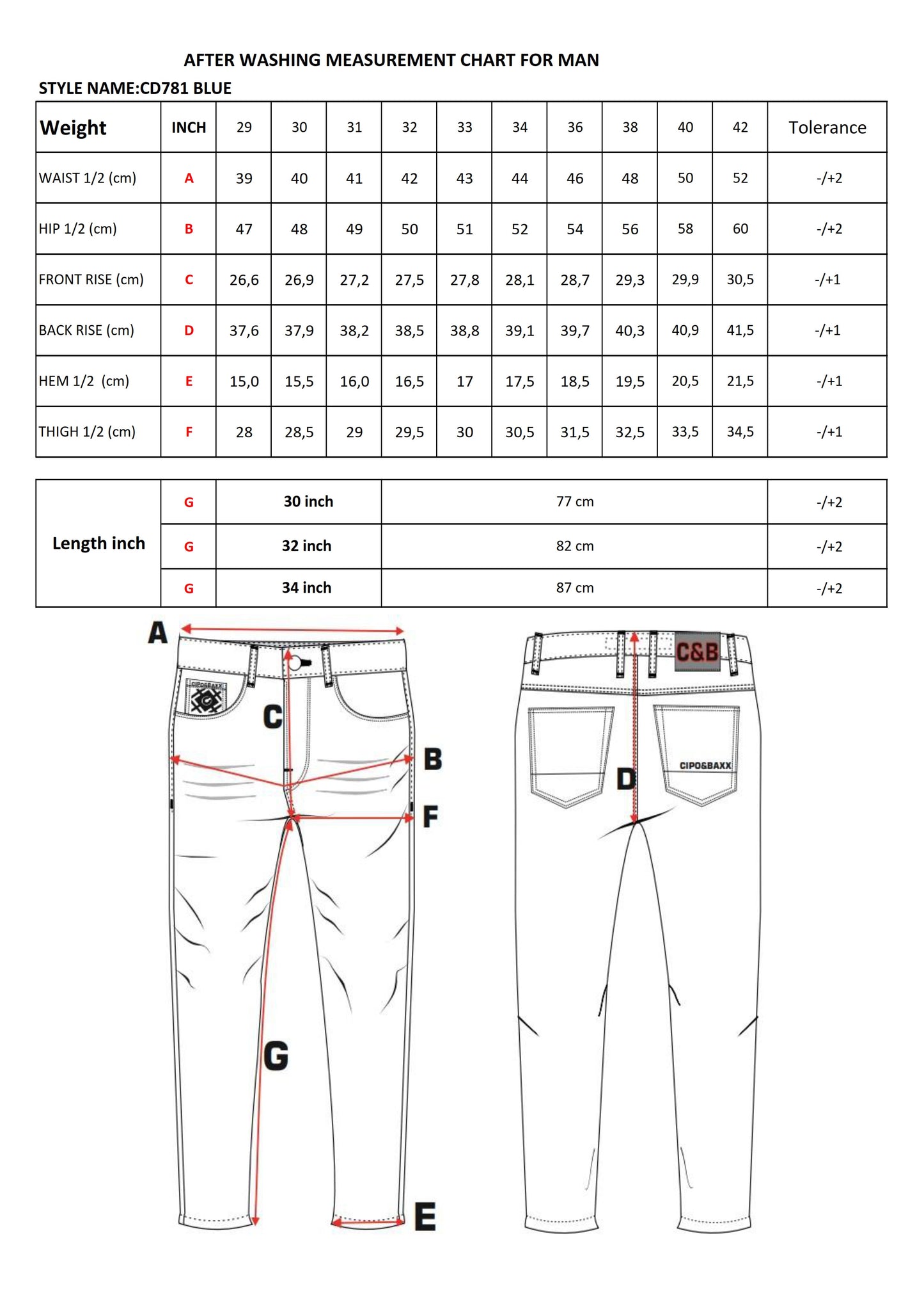 Cipo & Baxx DIMA Herren Jeans Denim CD781