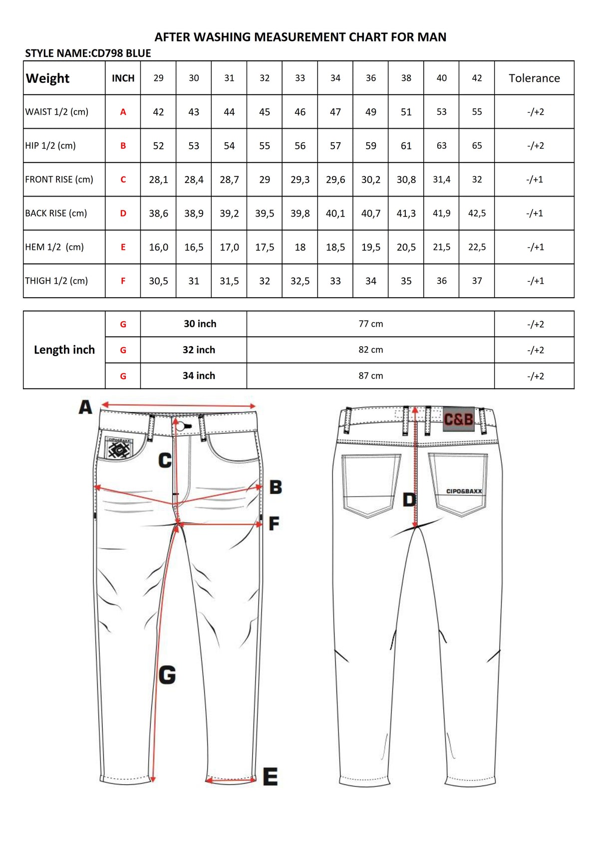Cipo & Baxx CARLO Herren Cargo Jeans CD798