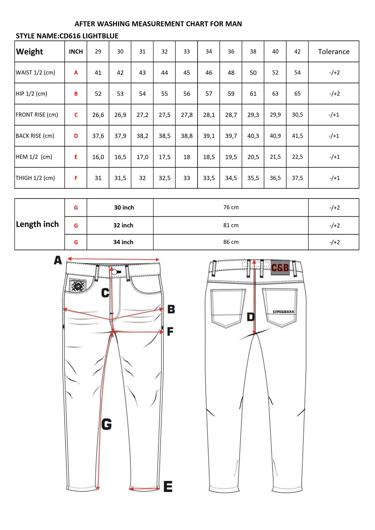 Cipo & Baxx NOVI Herren Jeans Denim CD616