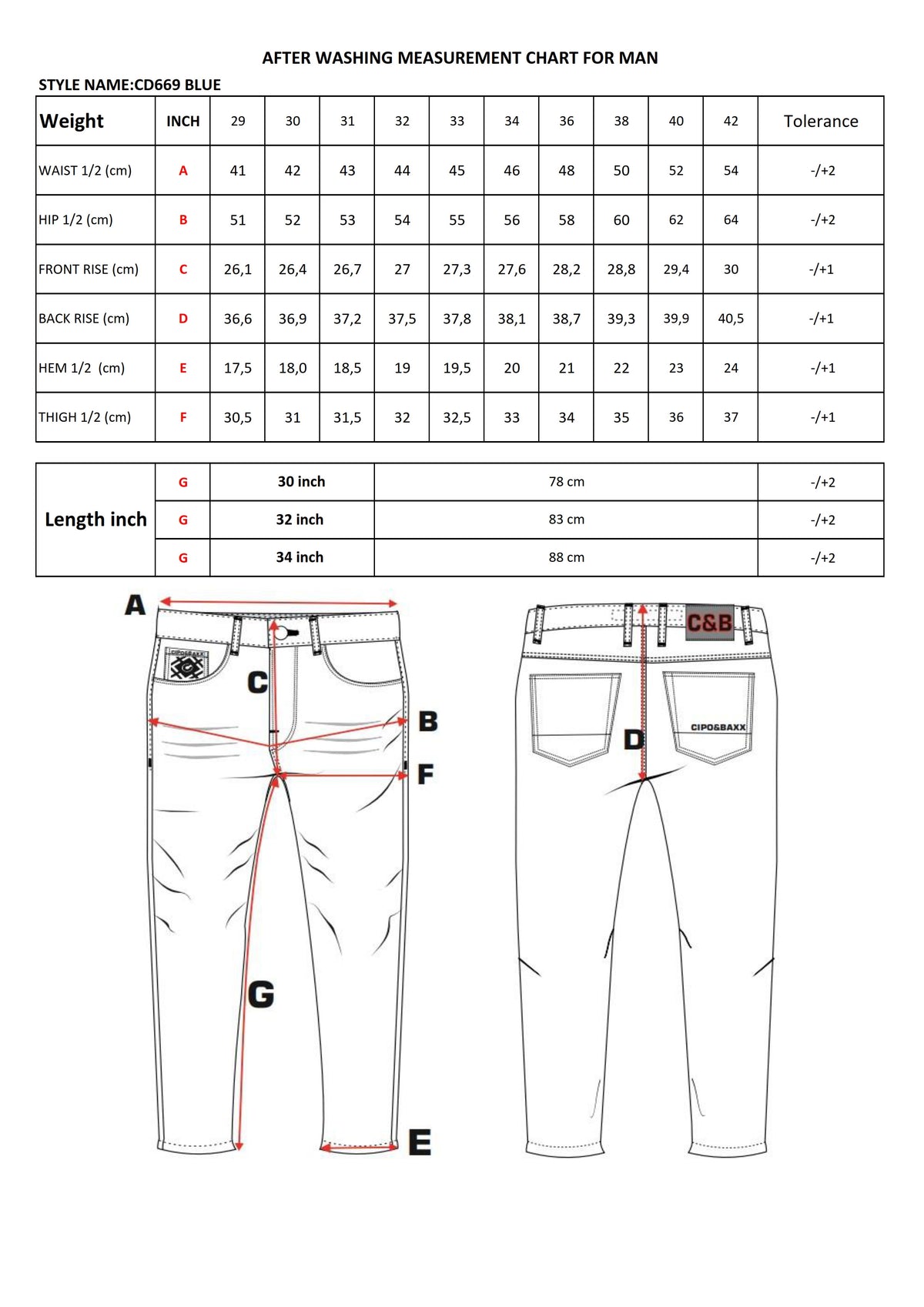 Cipo & Baxx ARTUR Herren Jeans Denim CD669 - Persvision