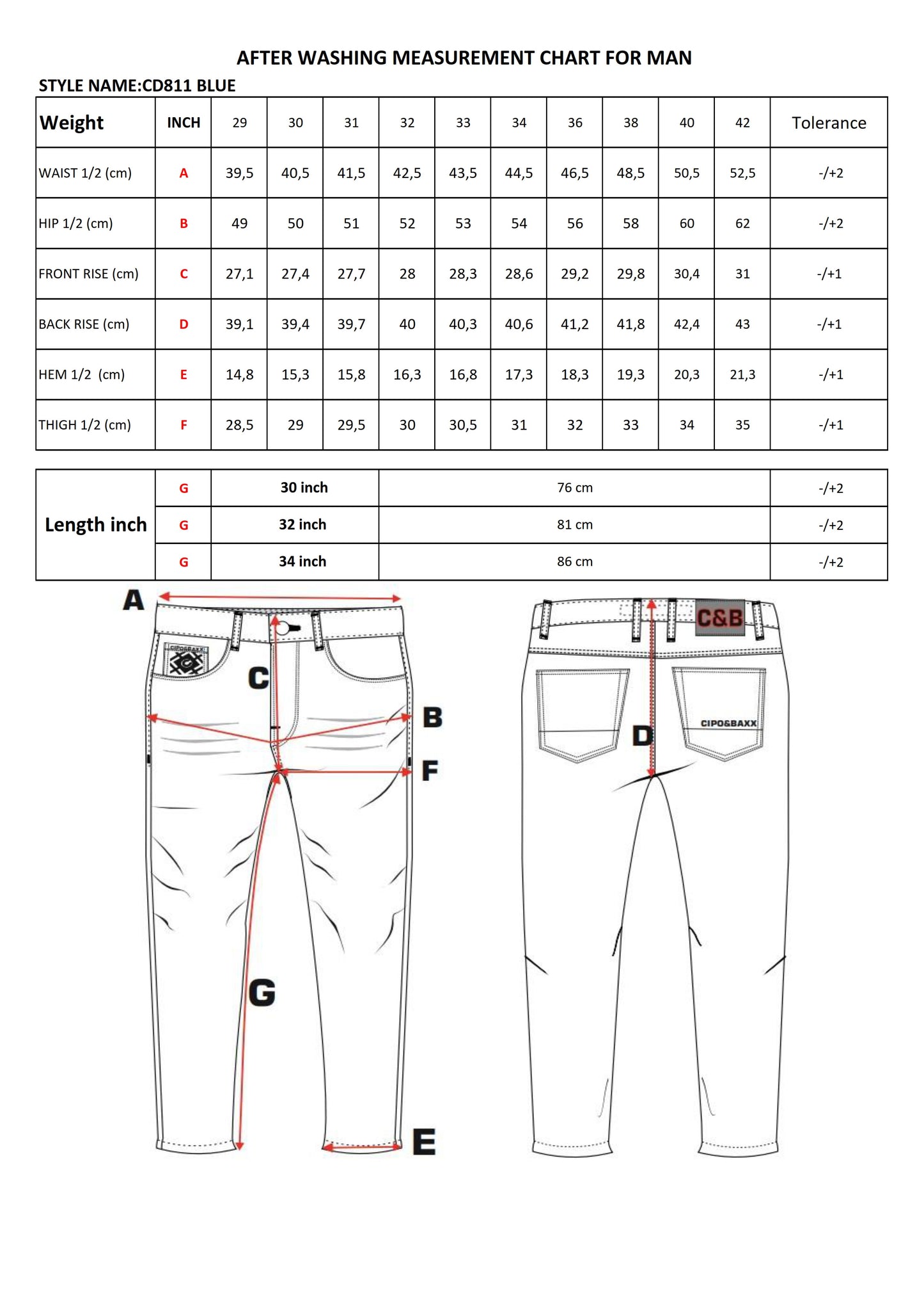 Cipo &amp; Baxx ALAIN men's jeans denim CD811