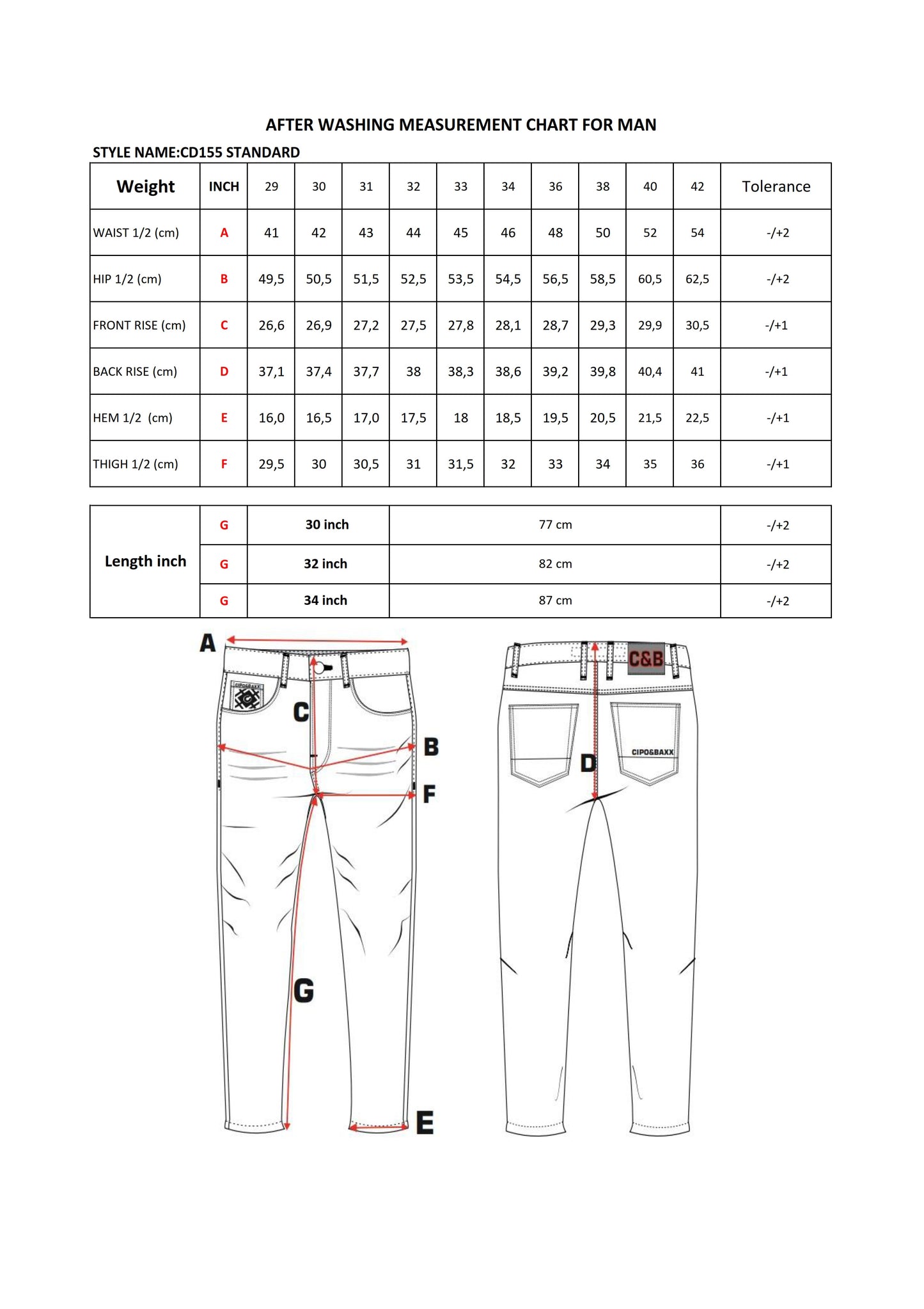 Cipo &amp; Baxx CALGARY Men's Jeans Denim C-0688