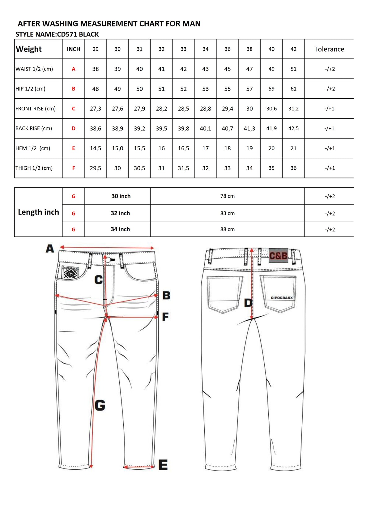 Cipo & Baxx SQUAD Herren Jeans Denim CD571