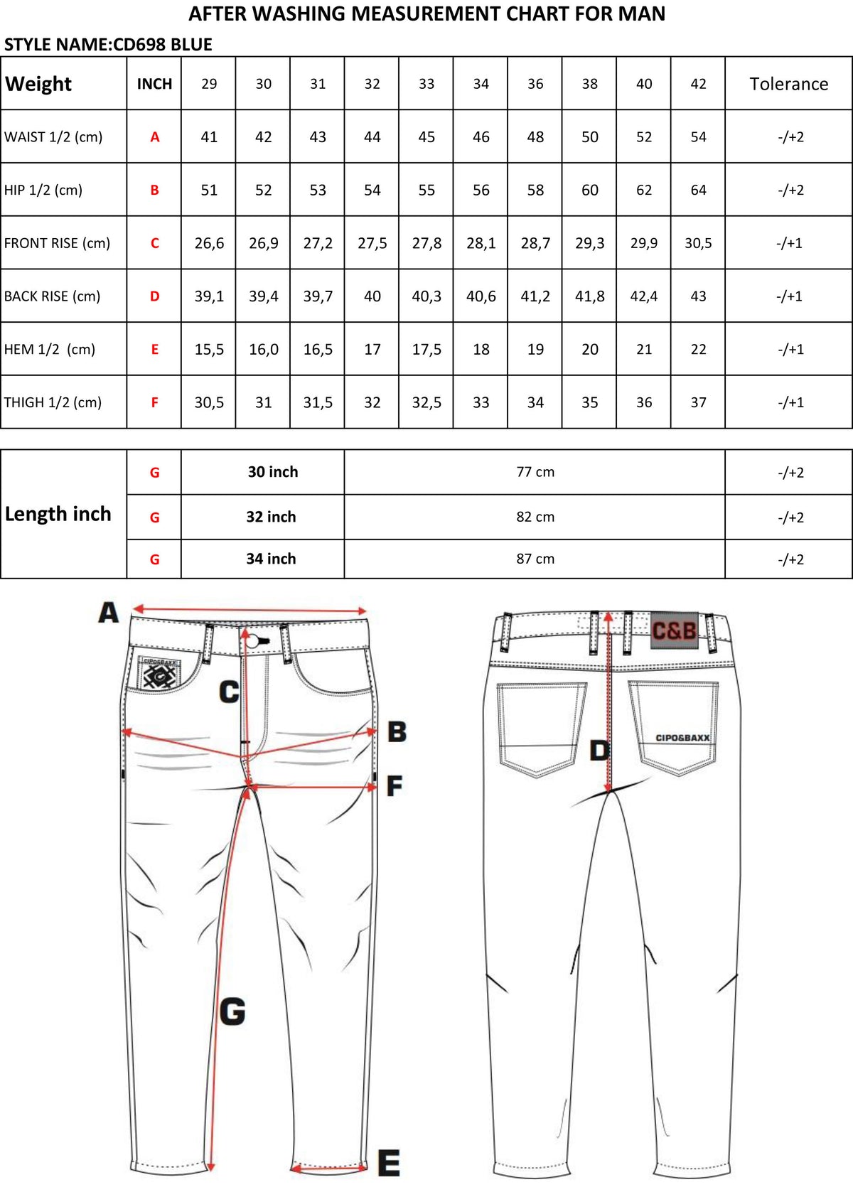 Cipo &amp; Baxx ELKO Men's Jeans Denim CD698