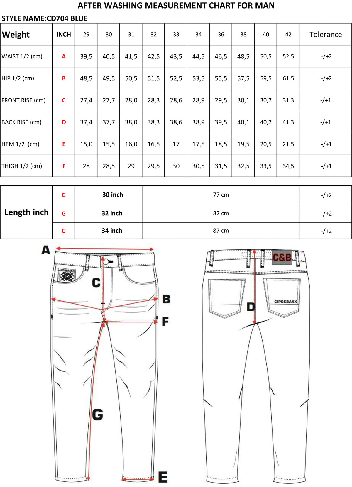 Cipo & Baxx SERG Herren Jeans Denim CD704