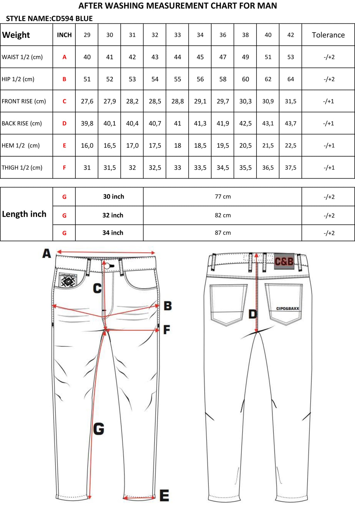 Cipo &amp; Baxx TILL men's jeans denim CD594