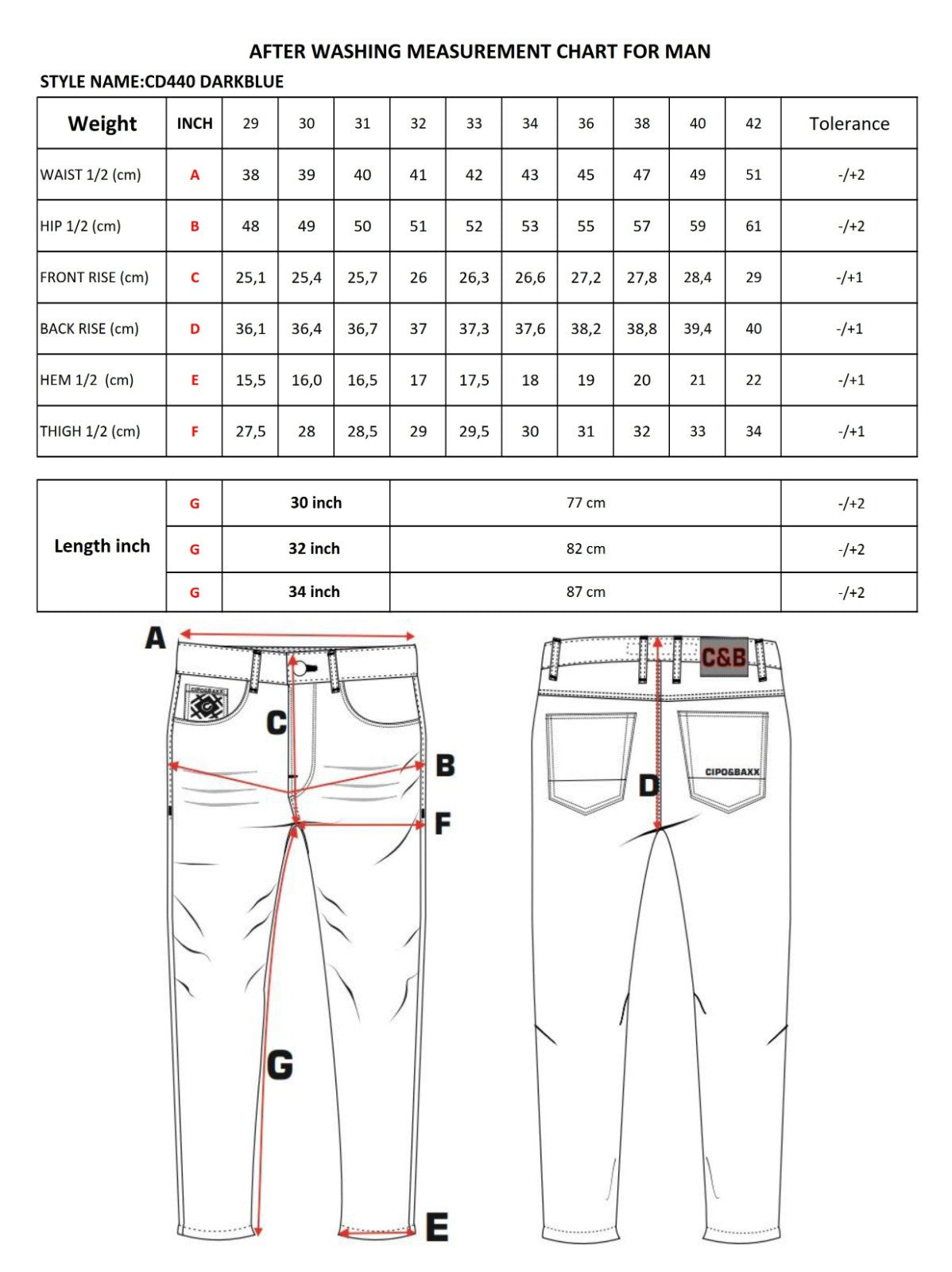 Cipo &amp; Baxx Westport Men's Jeans Denim CD440