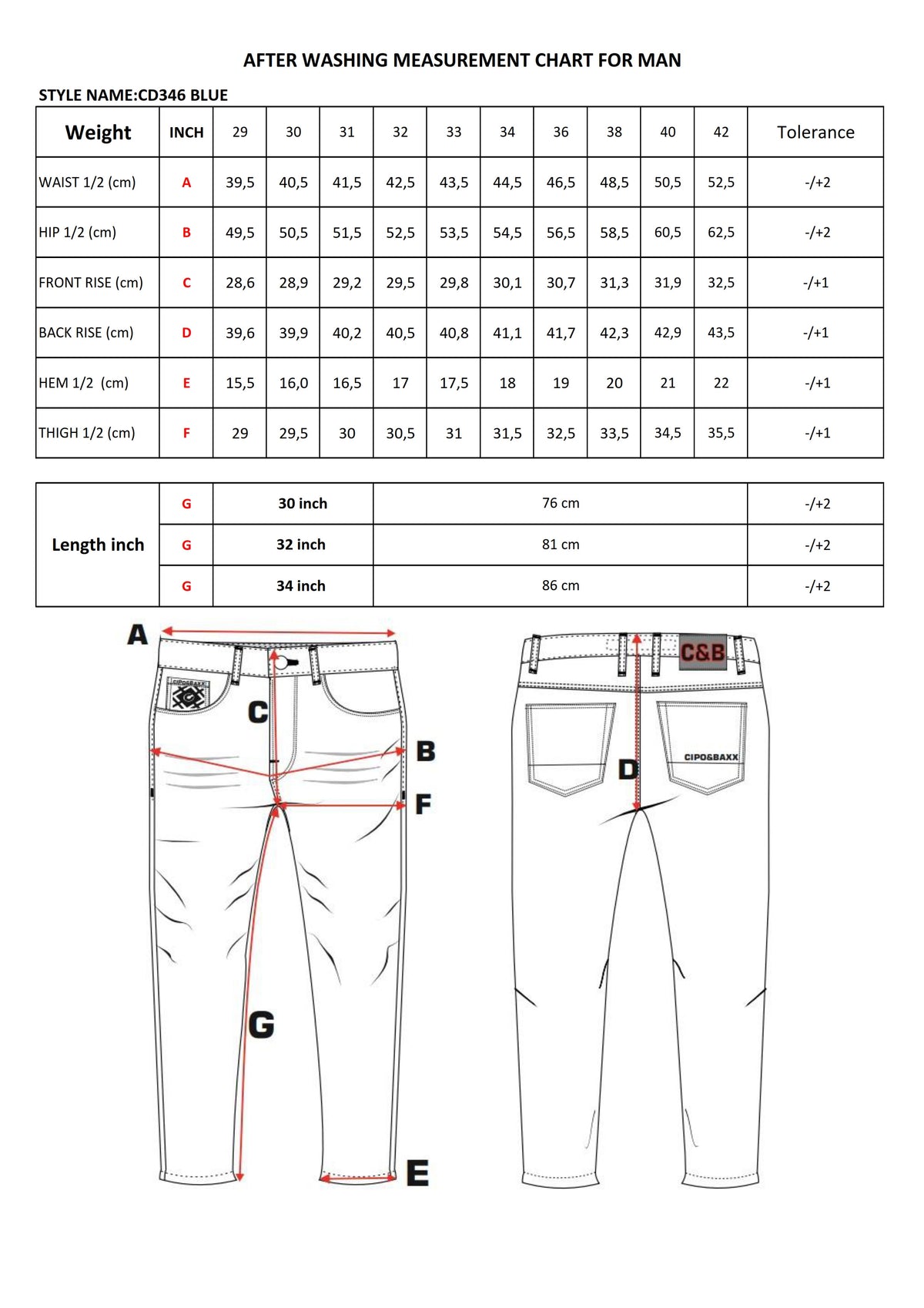 Cipo & Baxx PACHA Herren Jeans Denim CD346