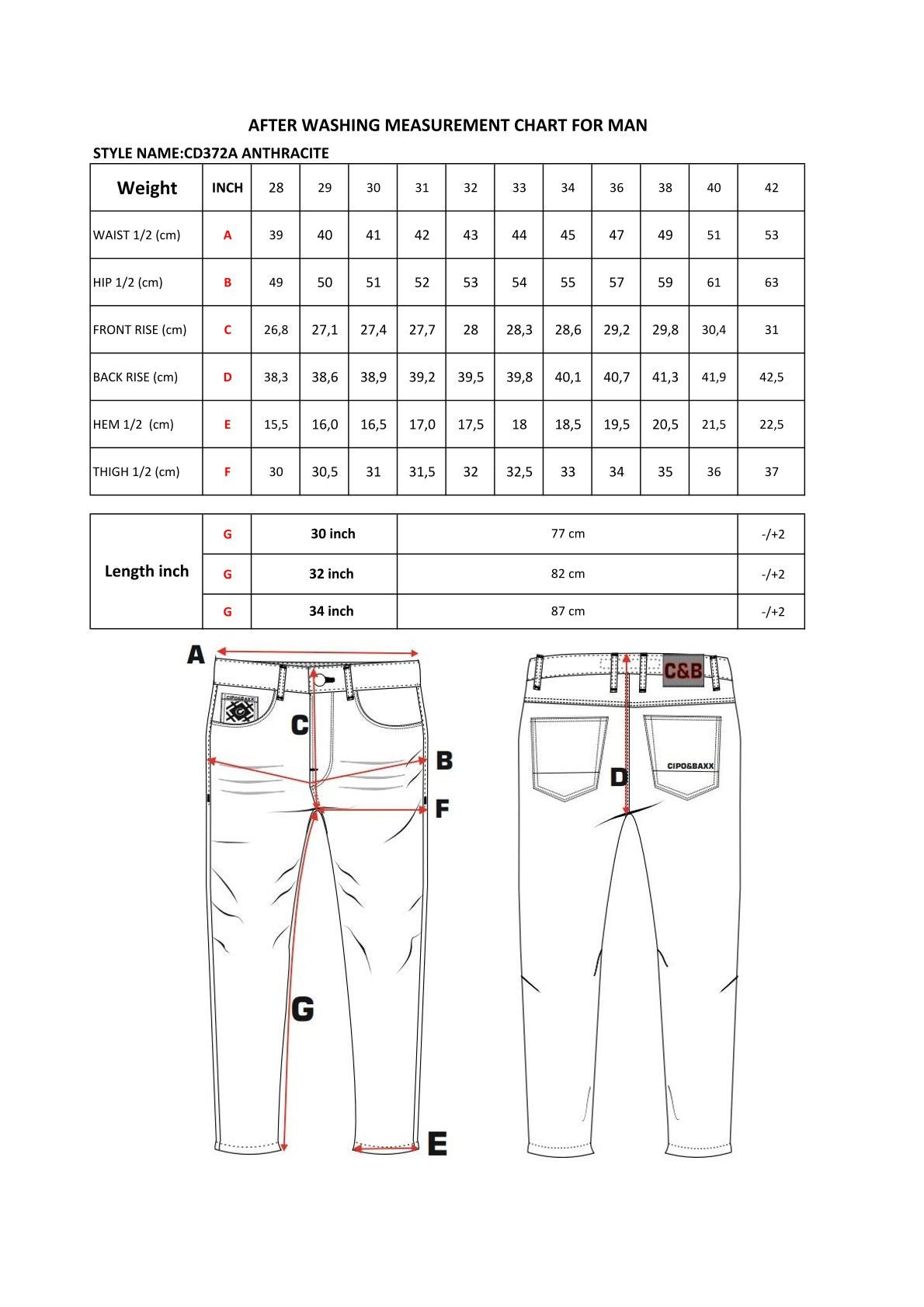 Cipo & Baxx Men's Jeans DOMIAN CD319
