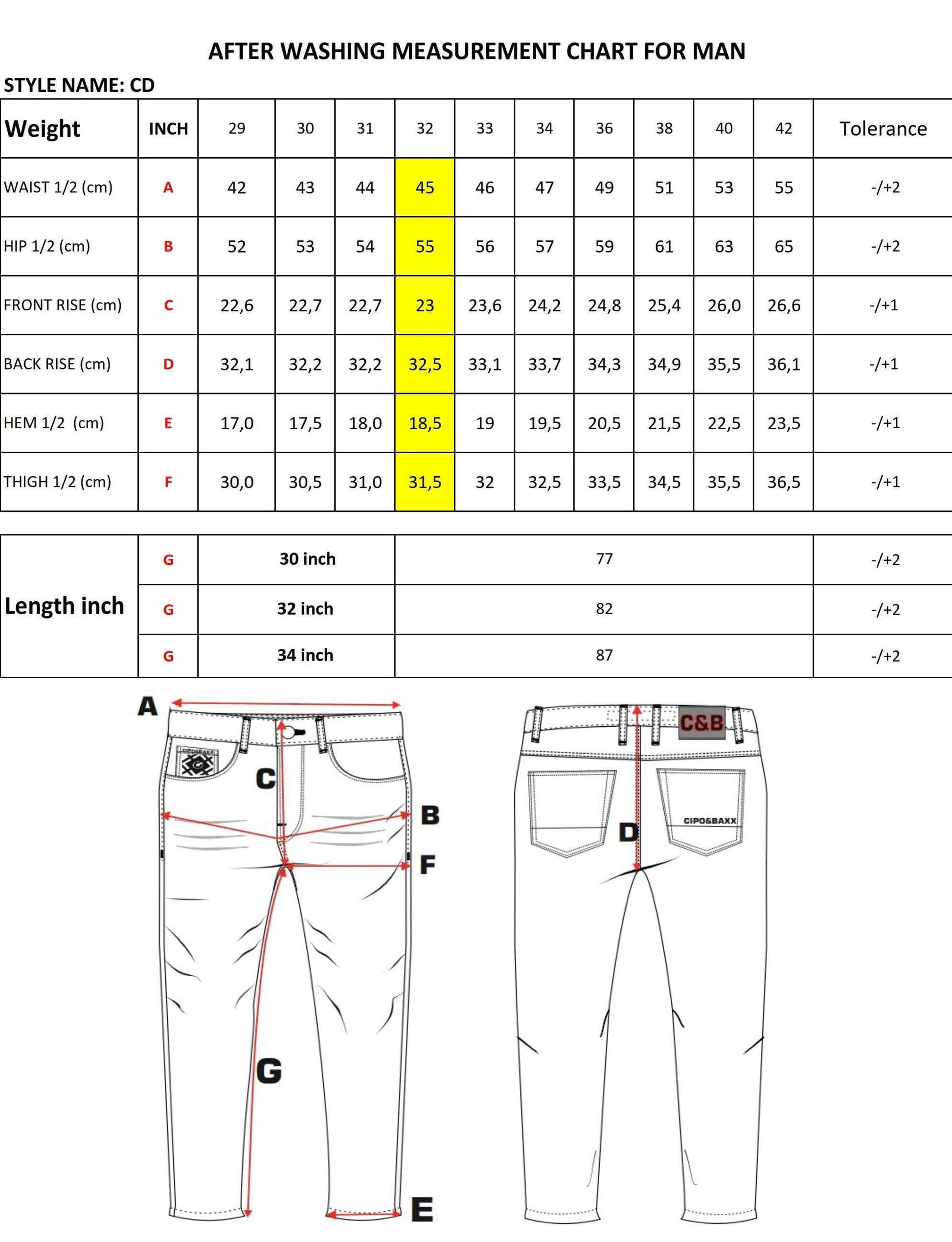 Cipo & Baxx DIA Herren Straight‑Fit Jeans Denim CD910