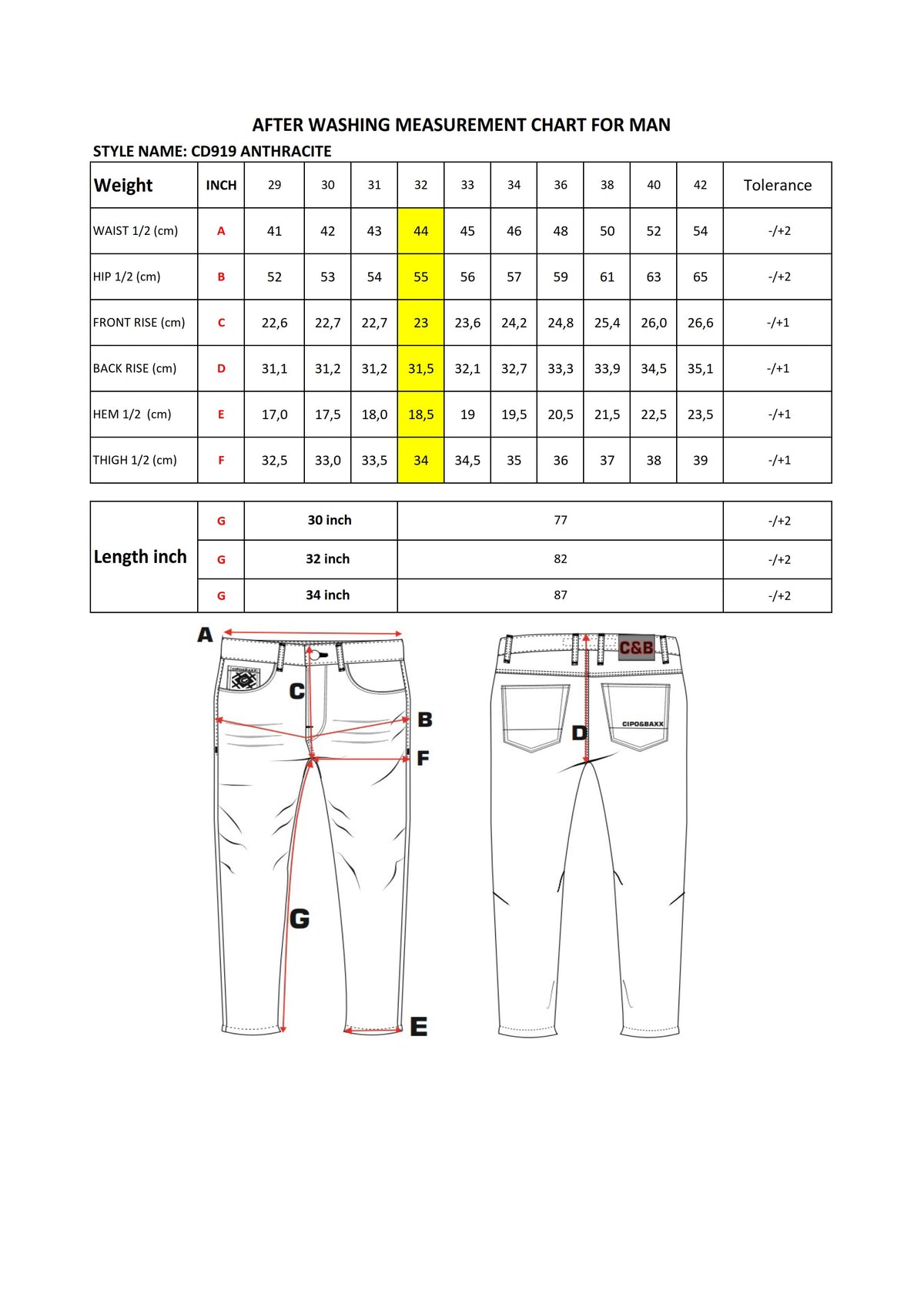 Cipo & Baxx Herren Jeans DENVER CD919