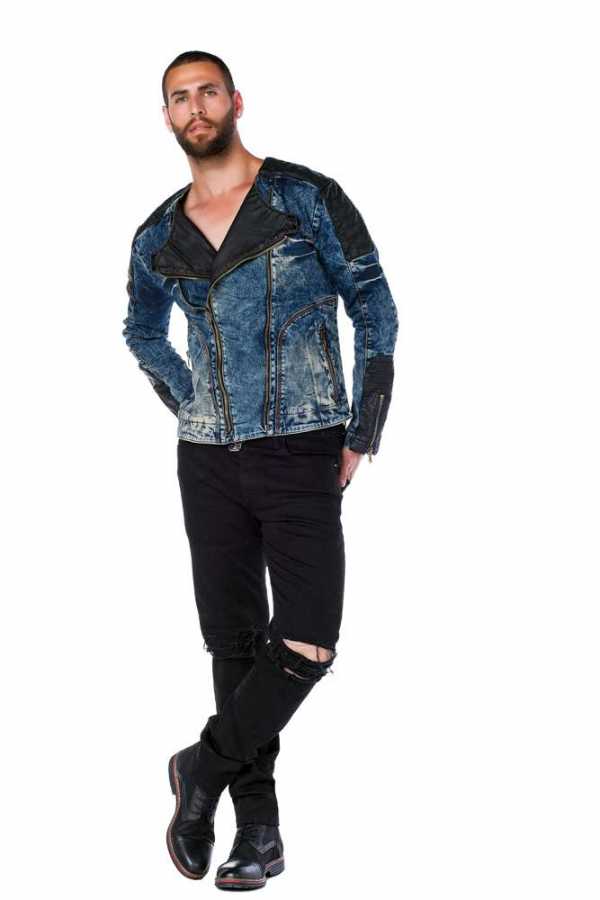 Cipo & Baxx VREX Herren Jeans Jacke Denim CJ135